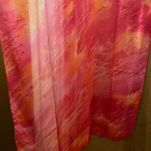🐻GRAS - Pink Tone Silk Scarf